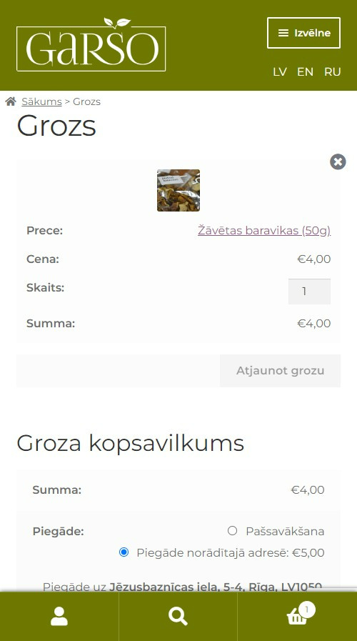 garsso.lv grozs mobile